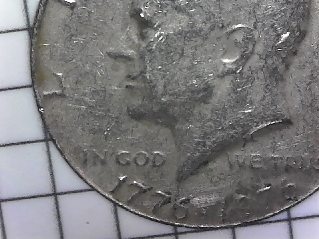 Bicentennial-Half-Dollar-On-A-Half-Dollar-Blank-Punched-From-Quarter-Stock!